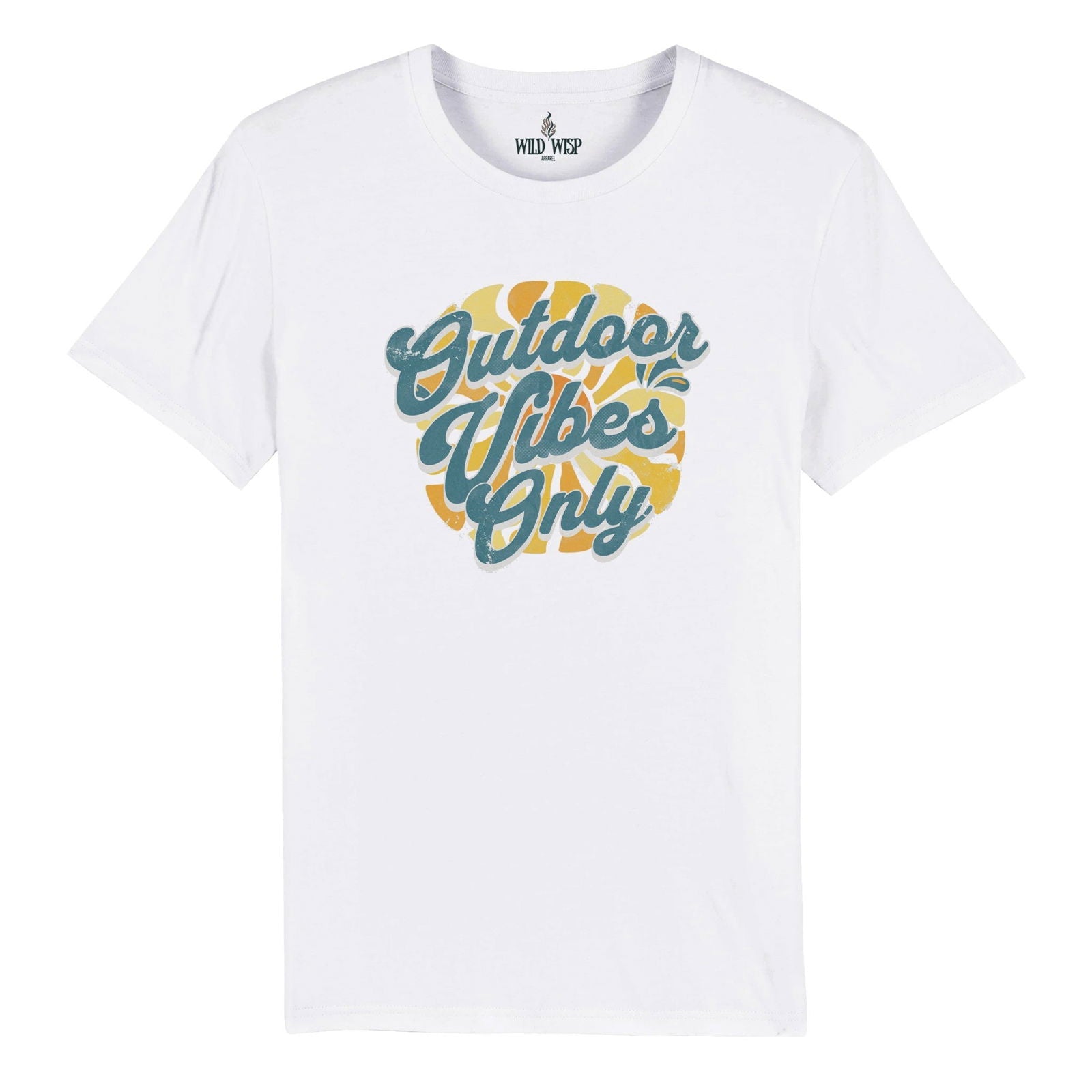 'Outdoor Vibes Only' Organic Unisex Crewneck T-shirt - Wild Wisp Apparel