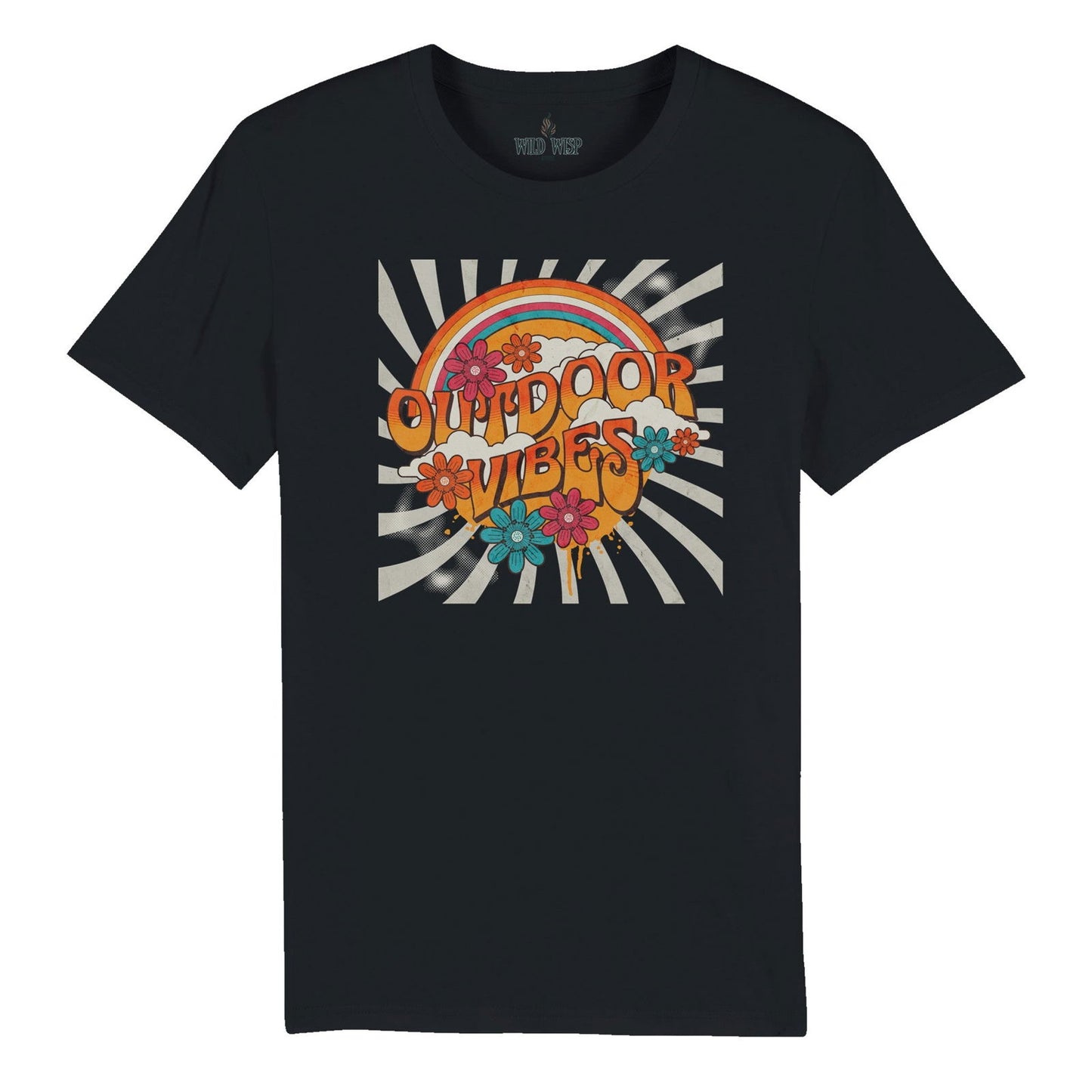 'Outdoor Vibes' Organic Unisex Crewneck T-shirt T-Shirts