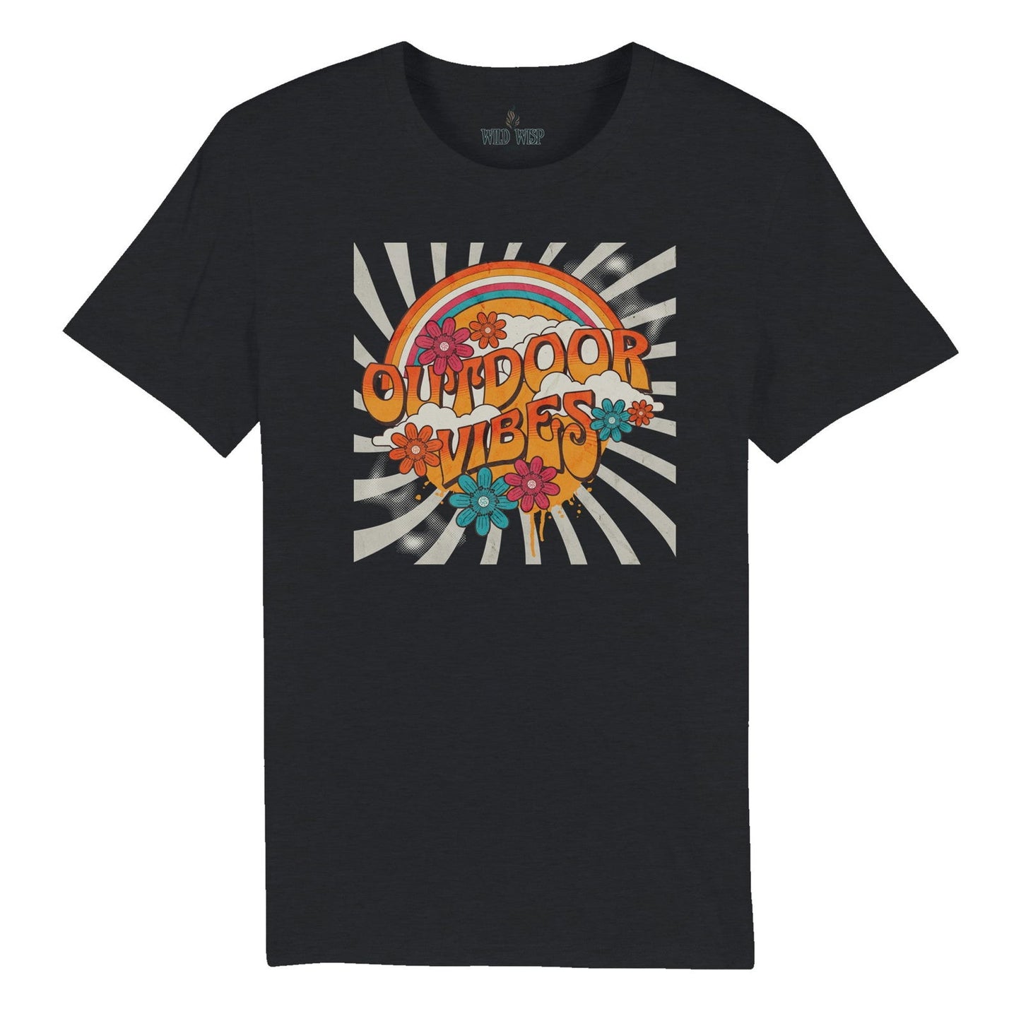 'Outdoor Vibes' Organic Unisex Crewneck T-shirt T-Shirts