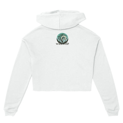 "Pink Pioneer" Women's Cropped Hoodie Hoodies
