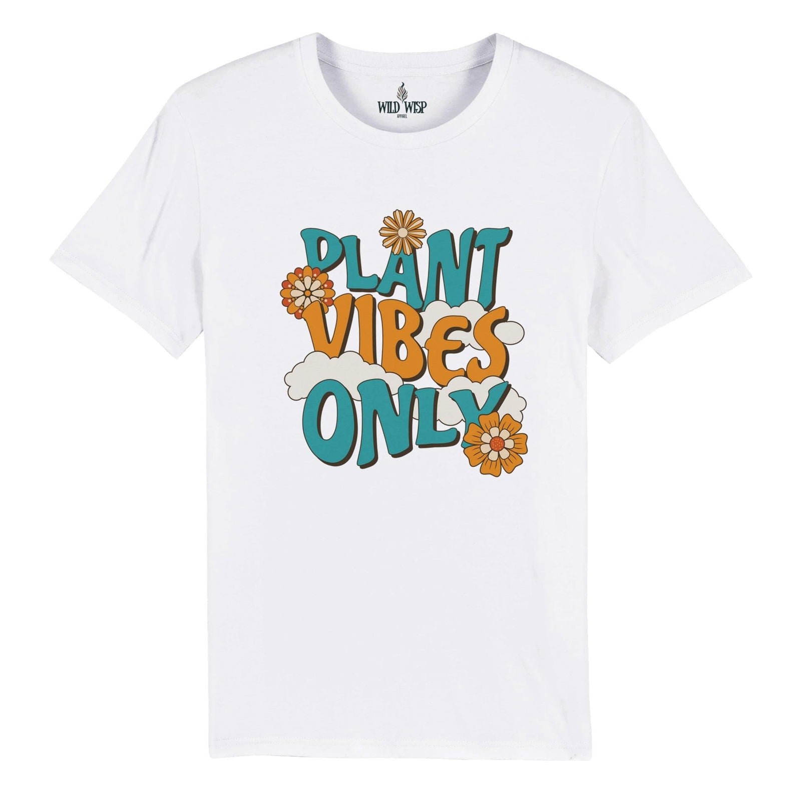 'Plant Vibes Only' Organic Unisex Crewneck T-shirt T-Shirts
