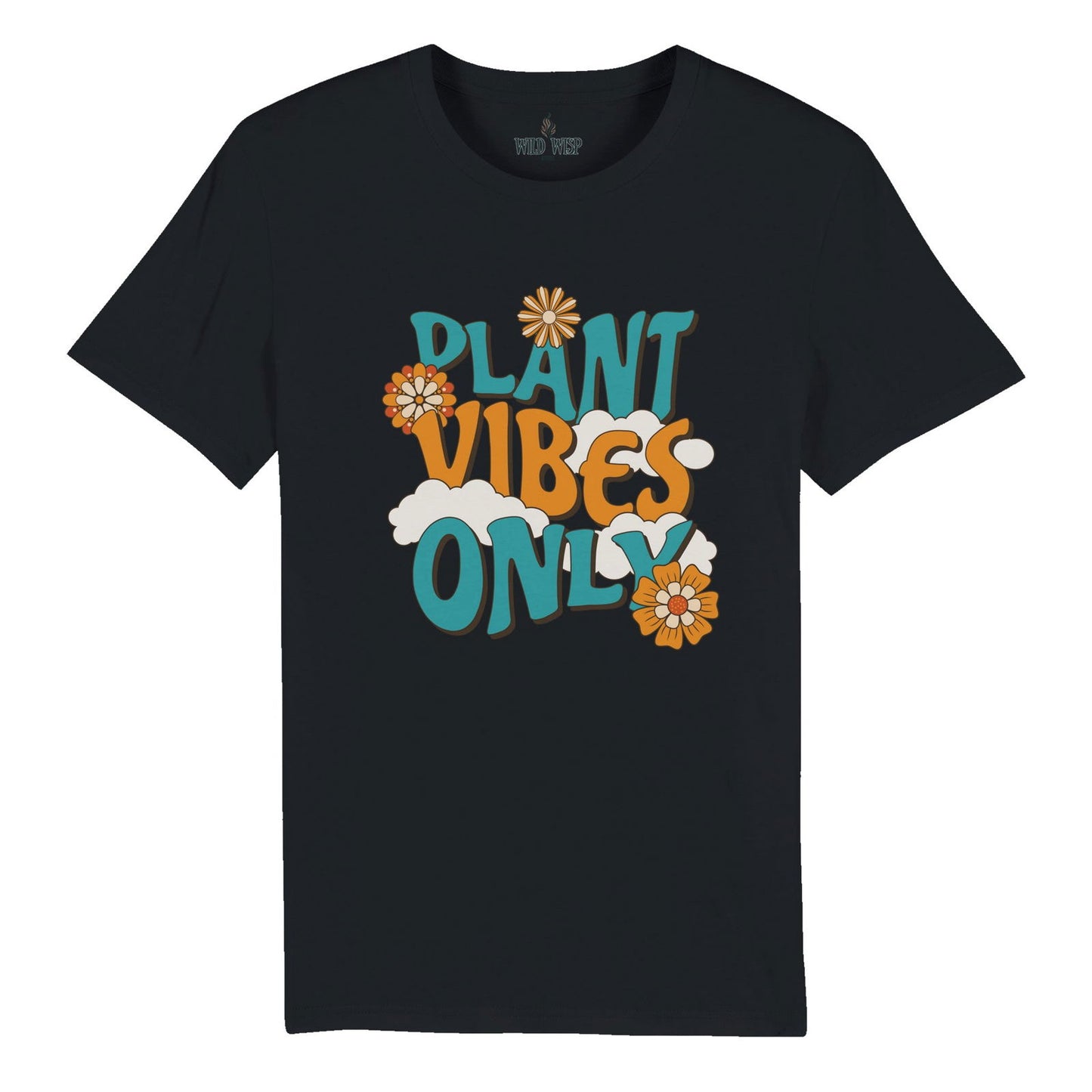 'Plant Vibes Only' Organic Unisex Crewneck T-shirt T-Shirts