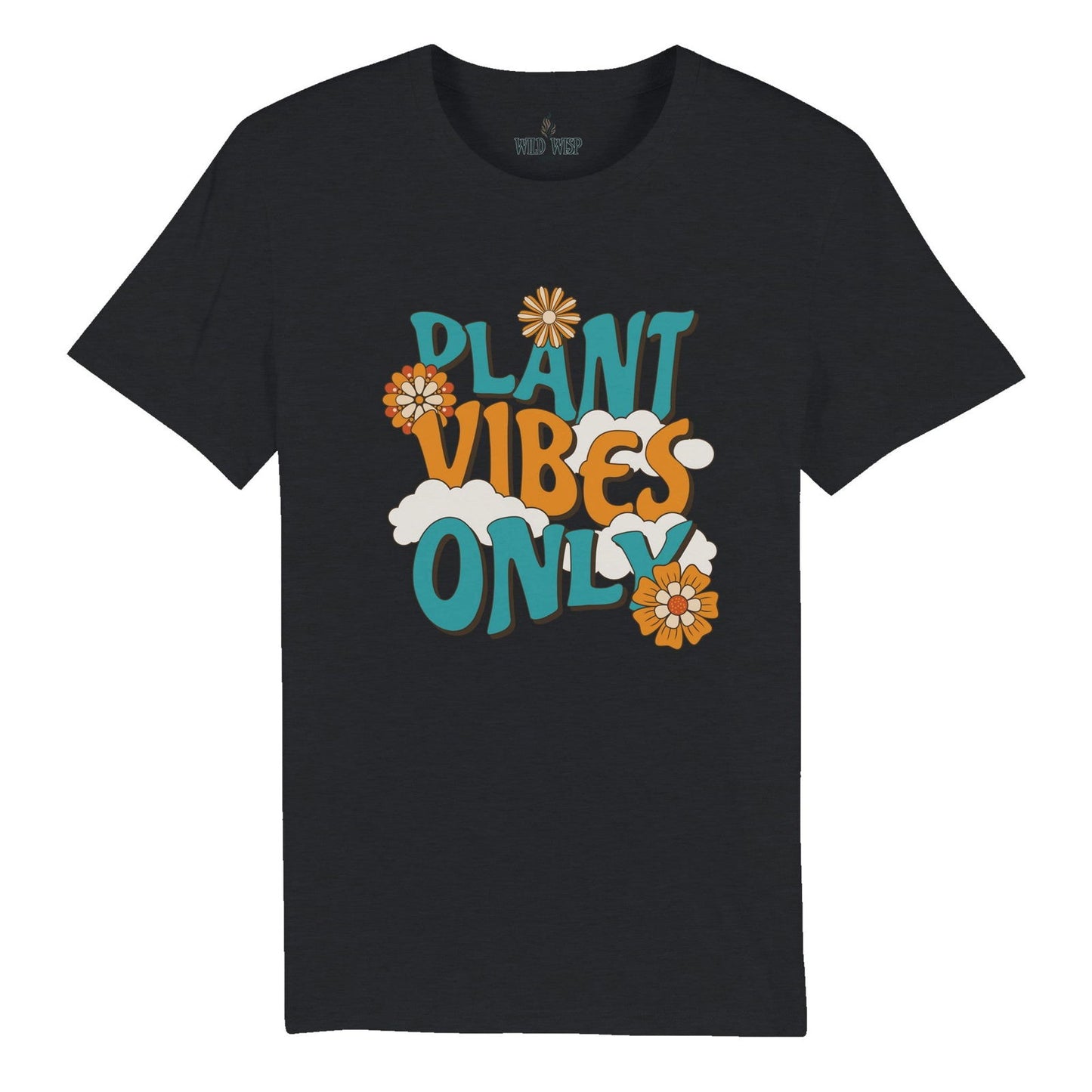 'Plant Vibes Only' Organic Unisex Crewneck T-shirt T-Shirts
