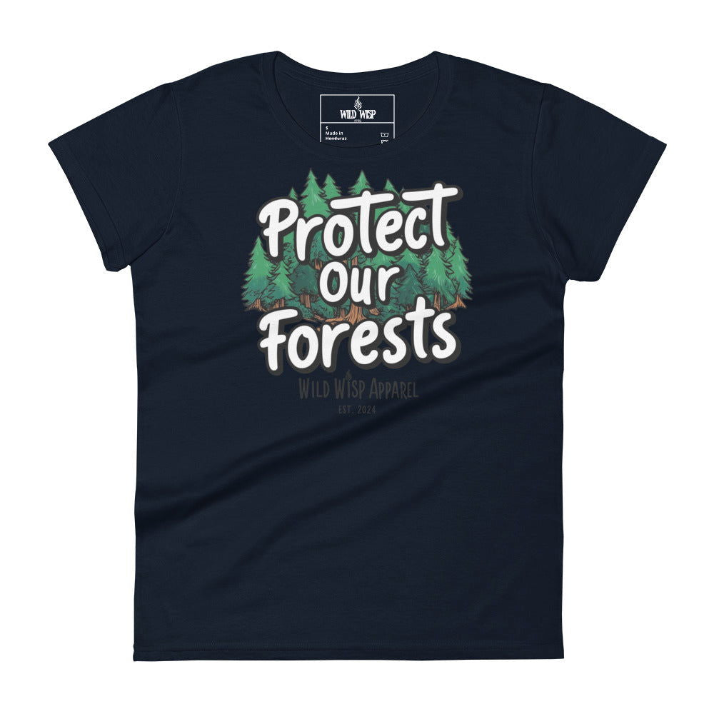 'Protect our Forests' Women's short sleeve t-shirt T-Shirts