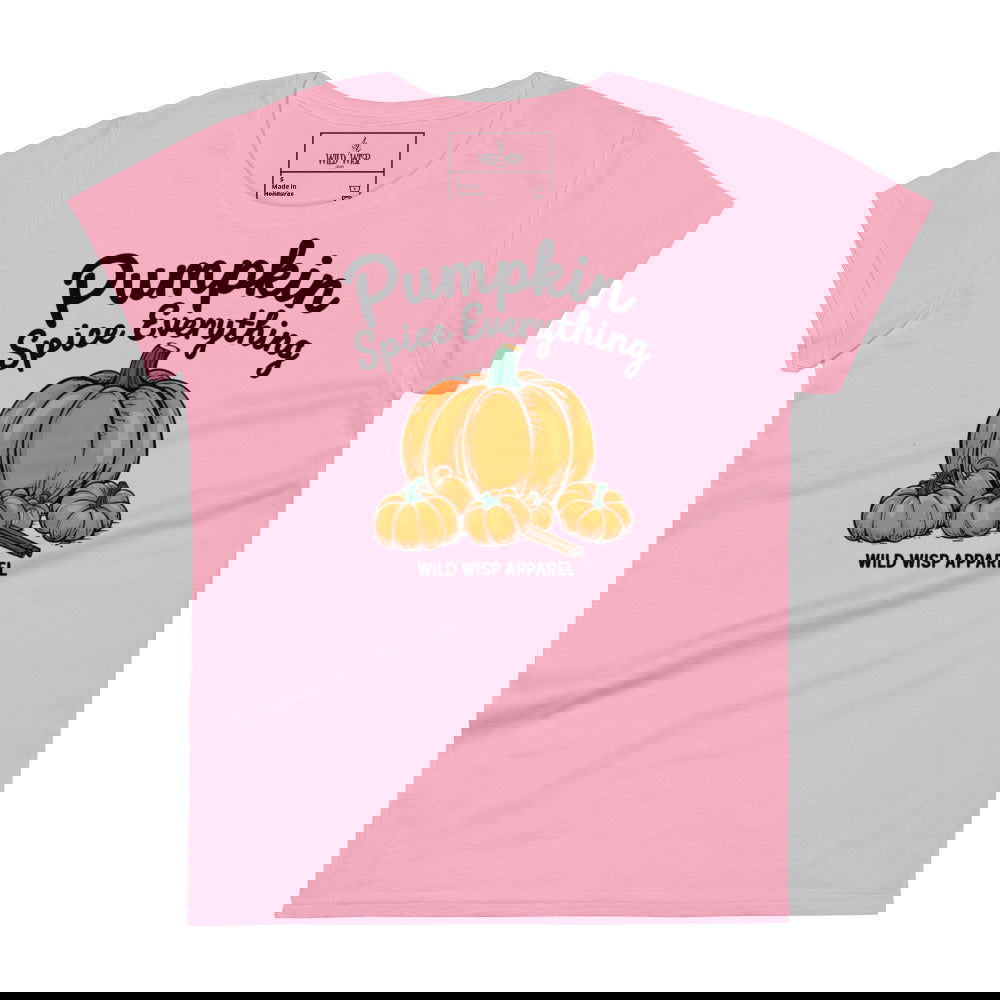 'Pumpkin Spice Everything' Women's short sleeve t-shirt T-Shirts