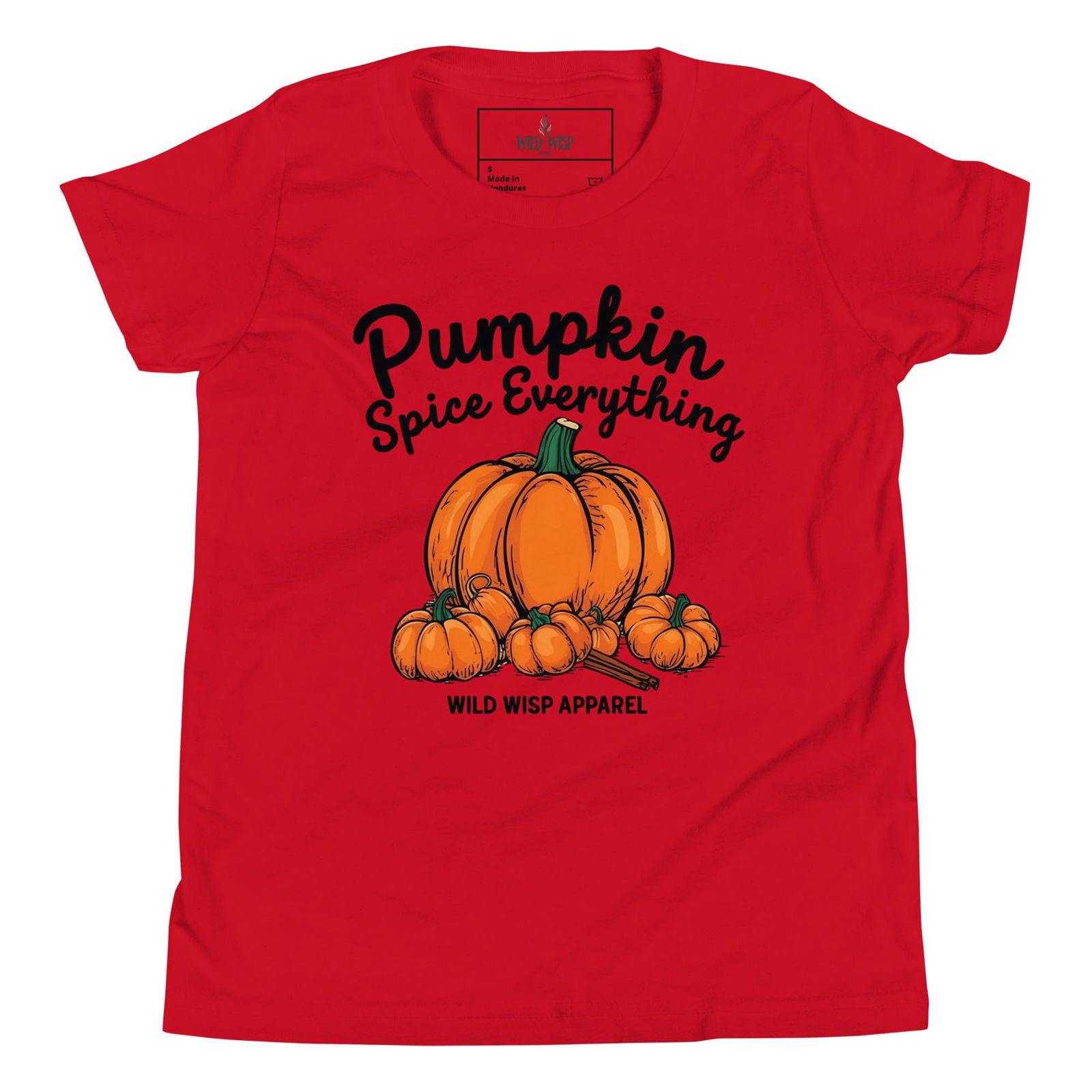 'Pumpkin Spice Everything' Youth Short Sleeve T-Shirt T-Shirts