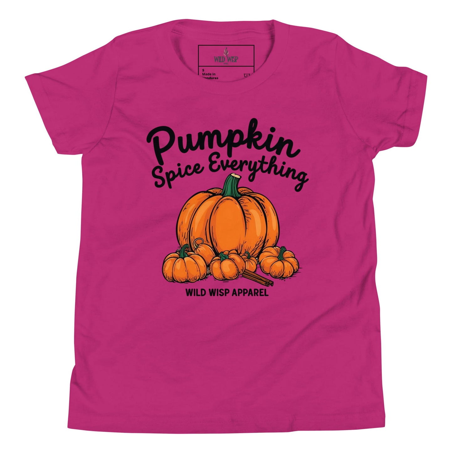 'Pumpkin Spice Everything' Youth Short Sleeve T-Shirt T-Shirts
