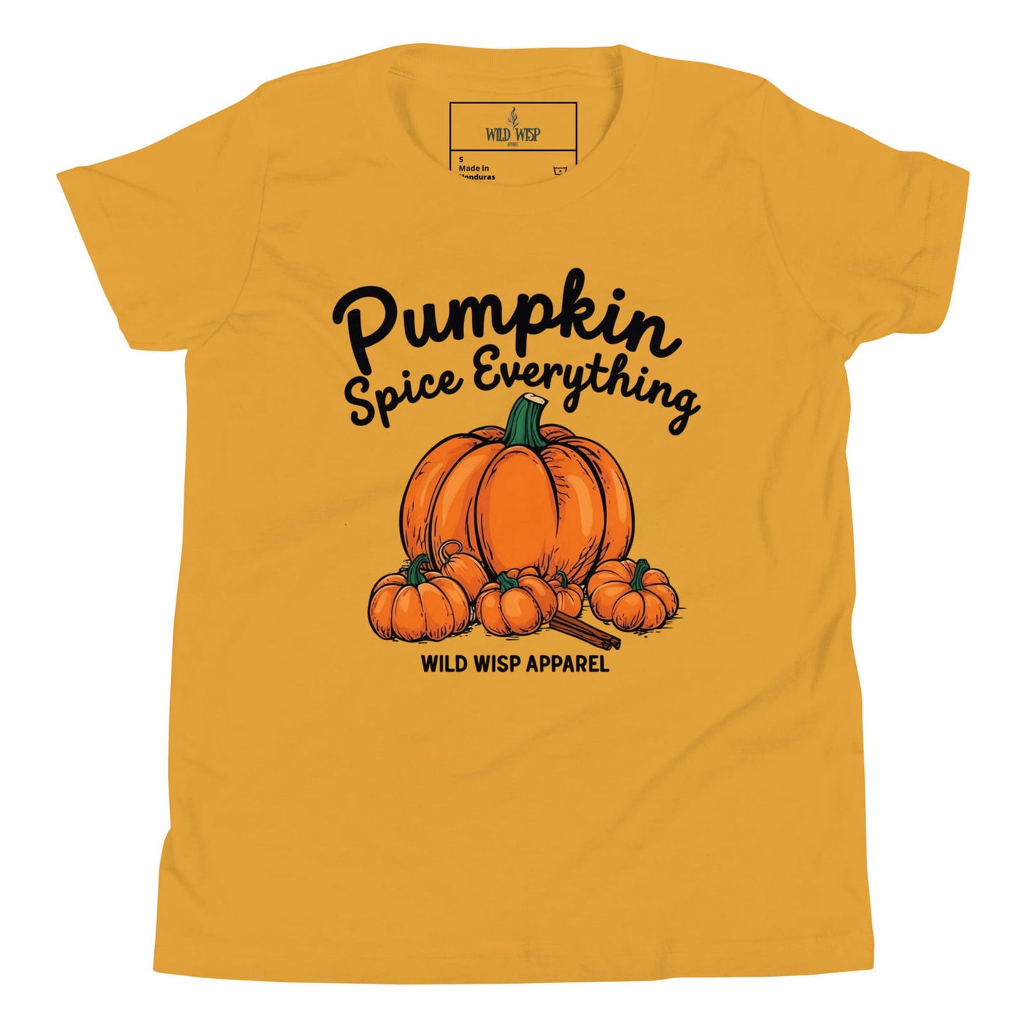 'Pumpkin Spice Everything' Youth Short Sleeve T-Shirt T-Shirts