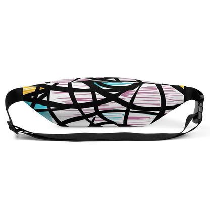 'Rainbow Scribbles' Fanny Pack - Wild Wisp Apparel