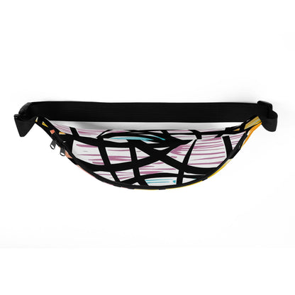 'Rainbow Scribbles' Fanny Pack - Wild Wisp Apparel