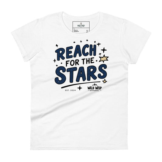 'Reach for the Stars' Women's short sleeve t-shirt - Wild Wisp Apparel