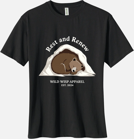 'Rest and Renew' Organic Unisex Crewneck T-shirt