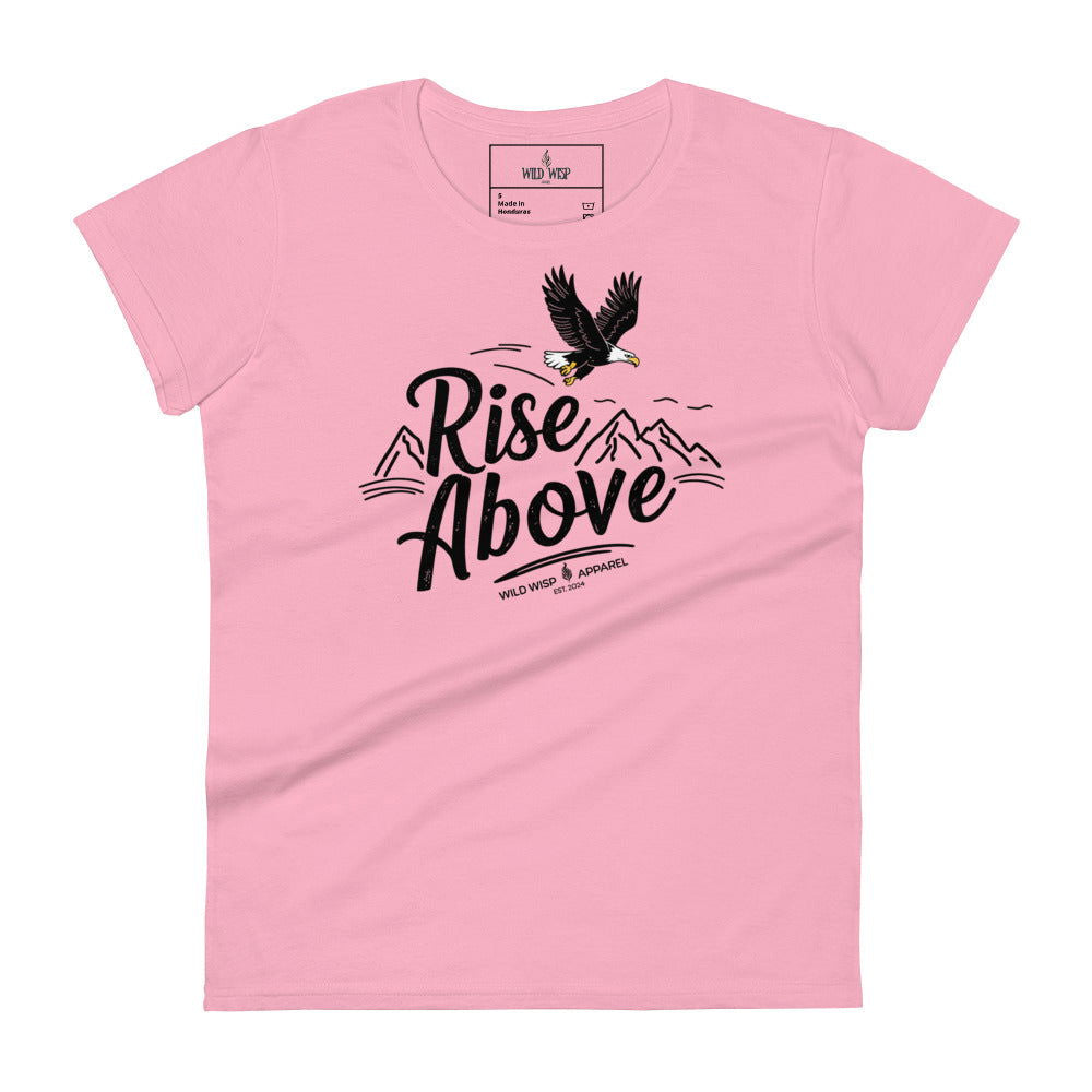'Rise Above' Women's short sleeve t-shirt T-Shirts