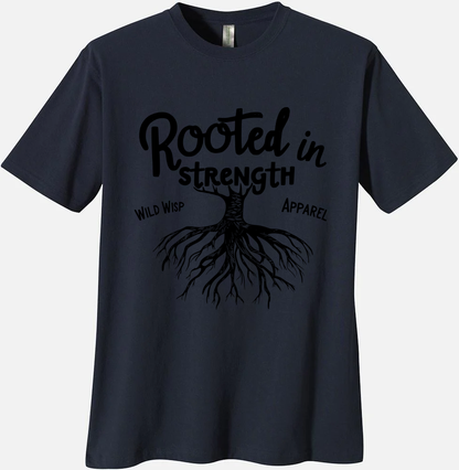 'Rooted in Strength' Organic Unisex Crewneck T-shirt T-Shirts