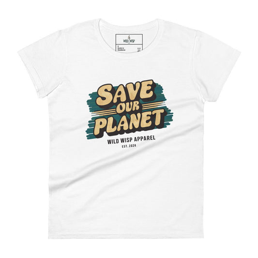 'Save Our Planet' Women's short sleeve t-shirt T-Shirts