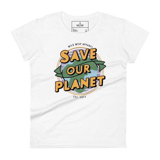 'Save Our Planet' Women's short sleeve t-shirtT-Shirts T-Shirts