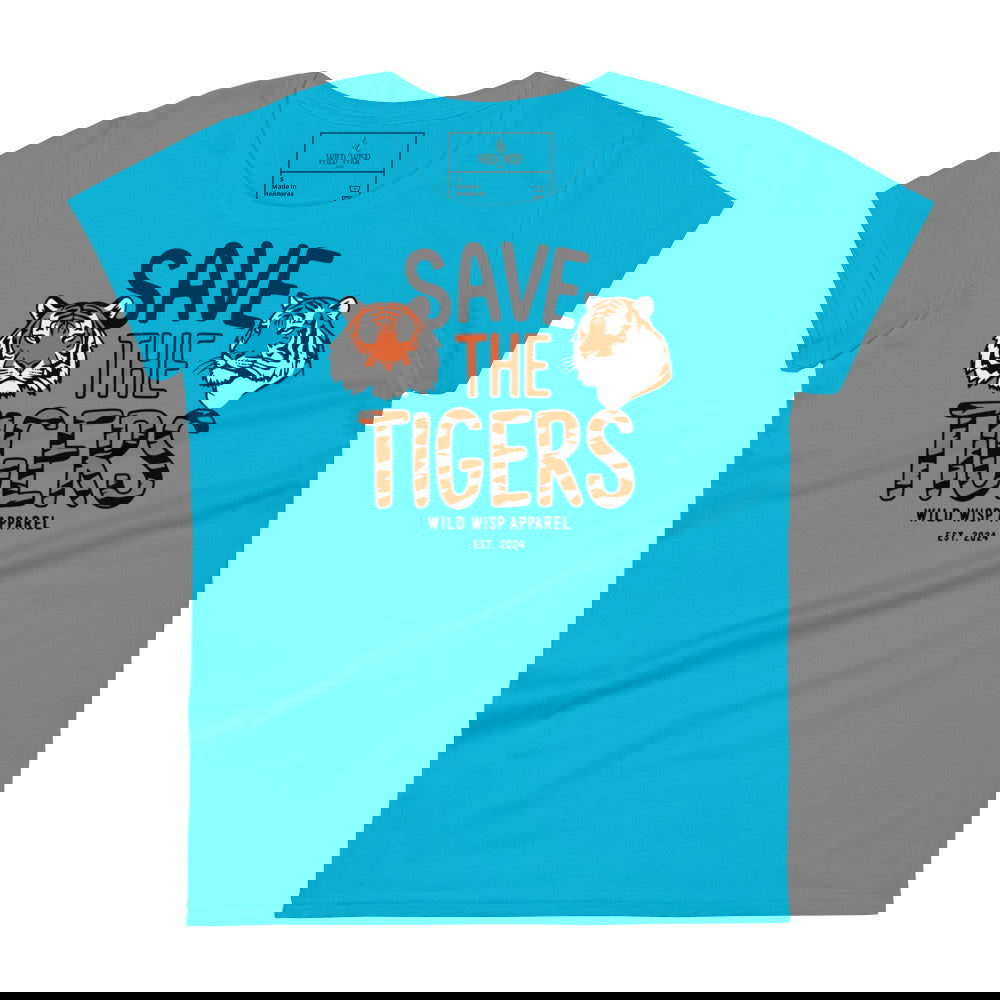 'Save the Tigers' Women's short sleeve t-shirt T-Shirts