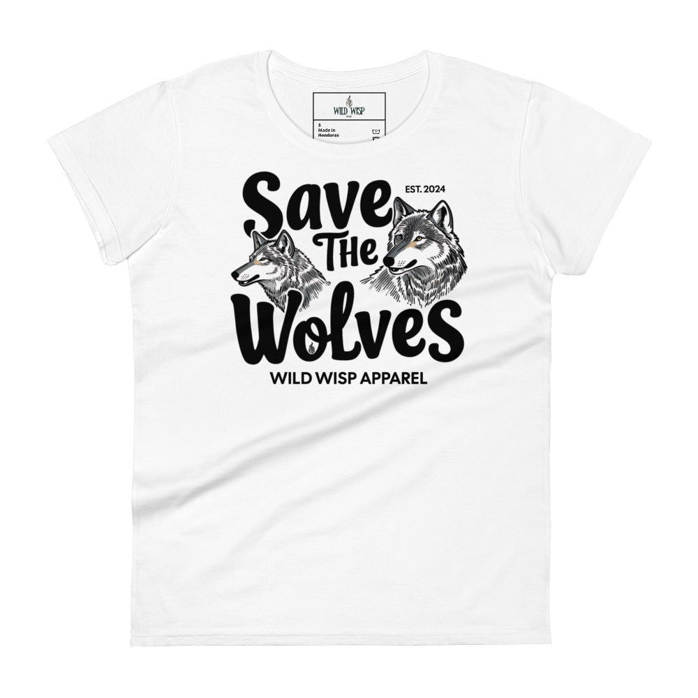 'Save the Wolves' Women's short sleeve t-shirt T-Shirts