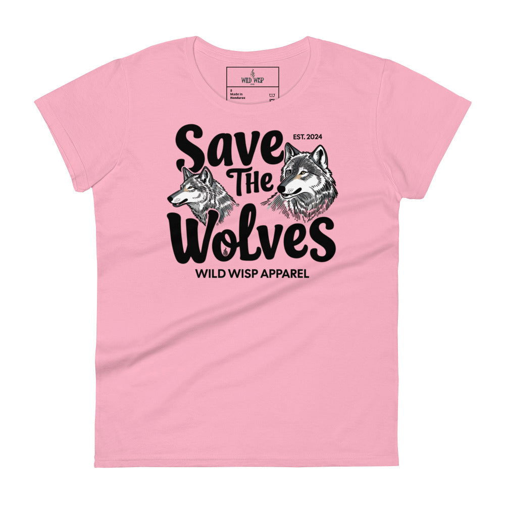 'Save the Wolves' Women's short sleeve t-shirt T-Shirts