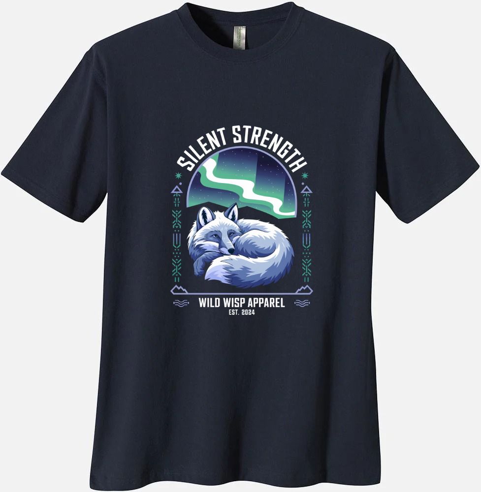 'Silent Strength' Organic Unisex Crewneck T-shirt