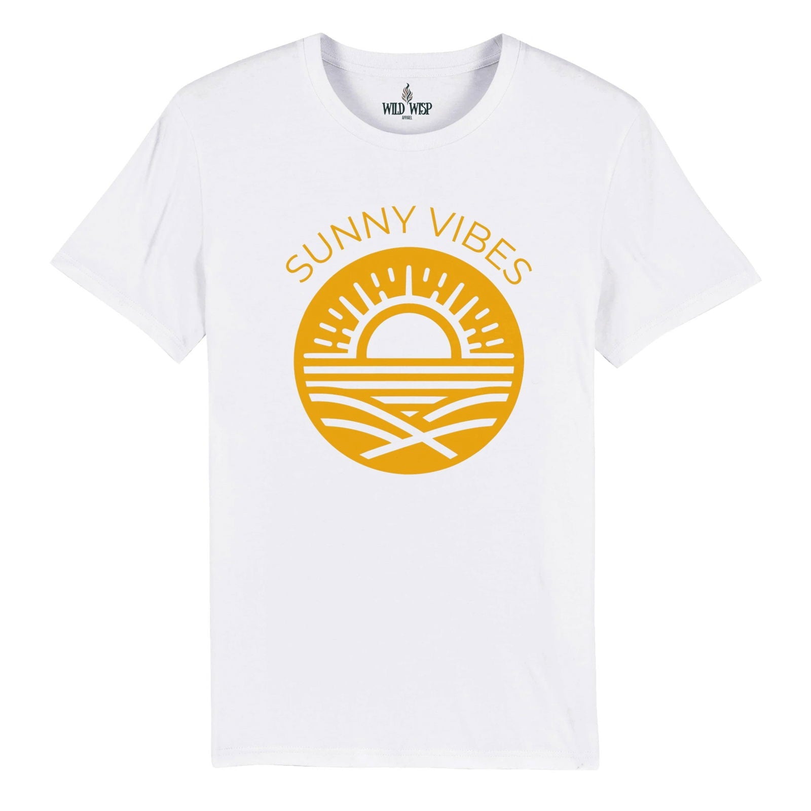 'Sunny Vibes' Organic Unisex Crewneck T-shirt T-Shirts