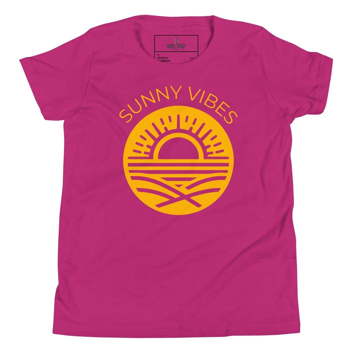 'Sunny Vibes' Youth Short Sleeve T-ShirtT-Shirts T-Shirts