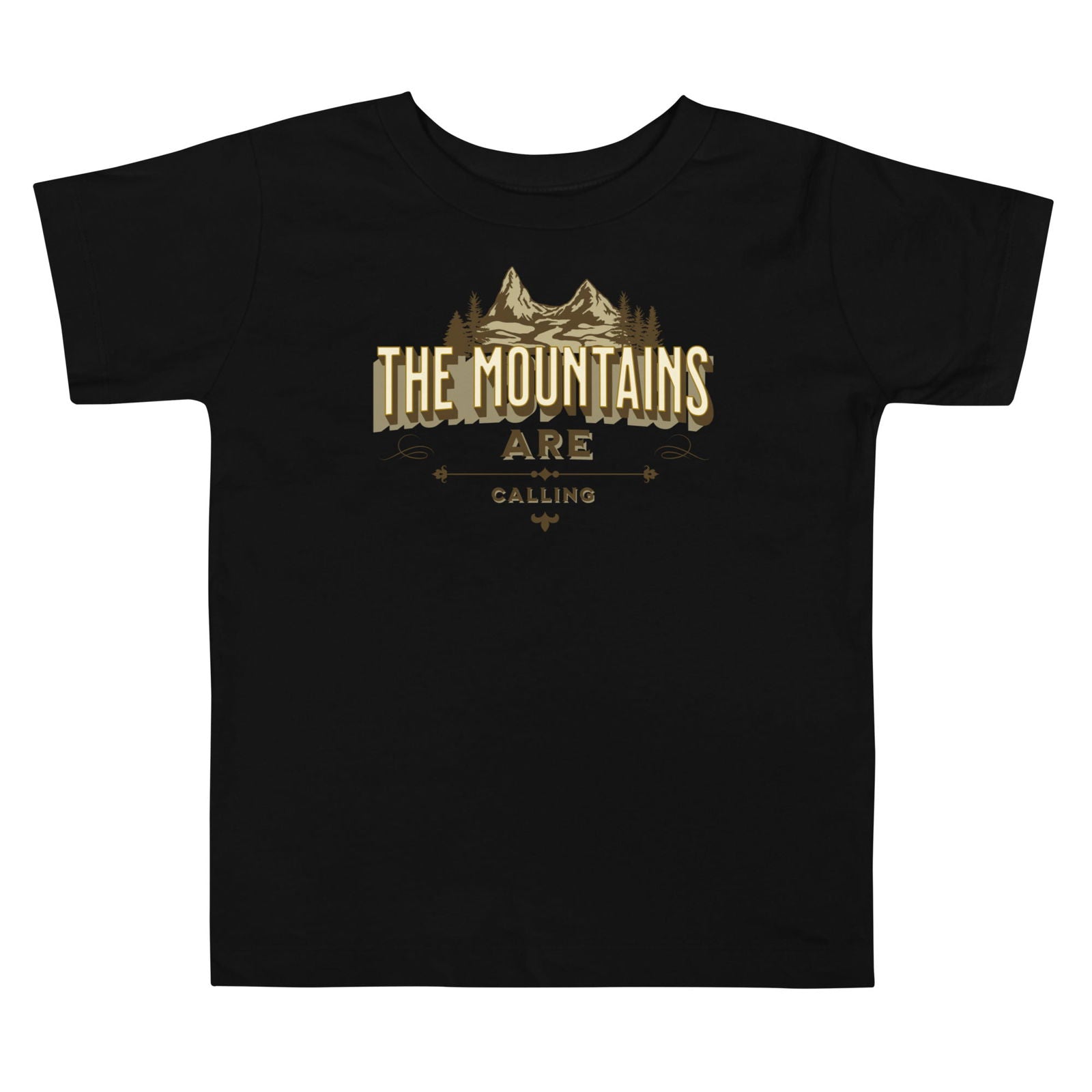 'The Mountains are Calling' Toddler Short Sleeve Tee T-Shirts
