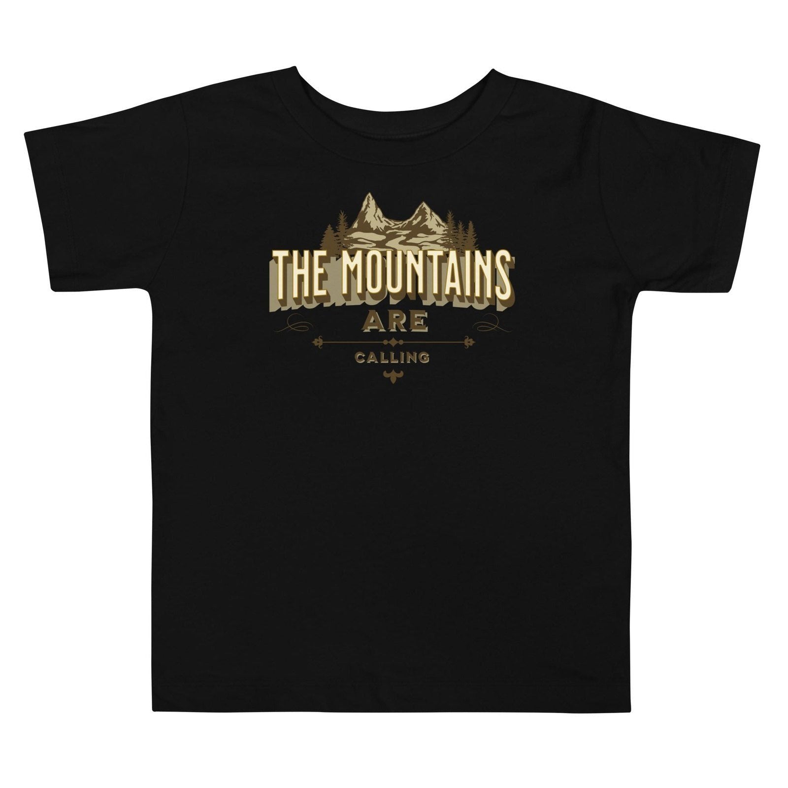 'The Mountains are Calling' Toddler Short Sleeve Tee T-Shirts