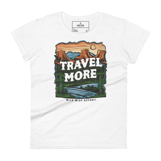 'Travel More' Women's short sleeve t-shirt T-Shirts