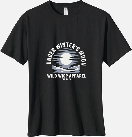 'Under Winters Moon' Organic Unisex Crewneck T-shirt