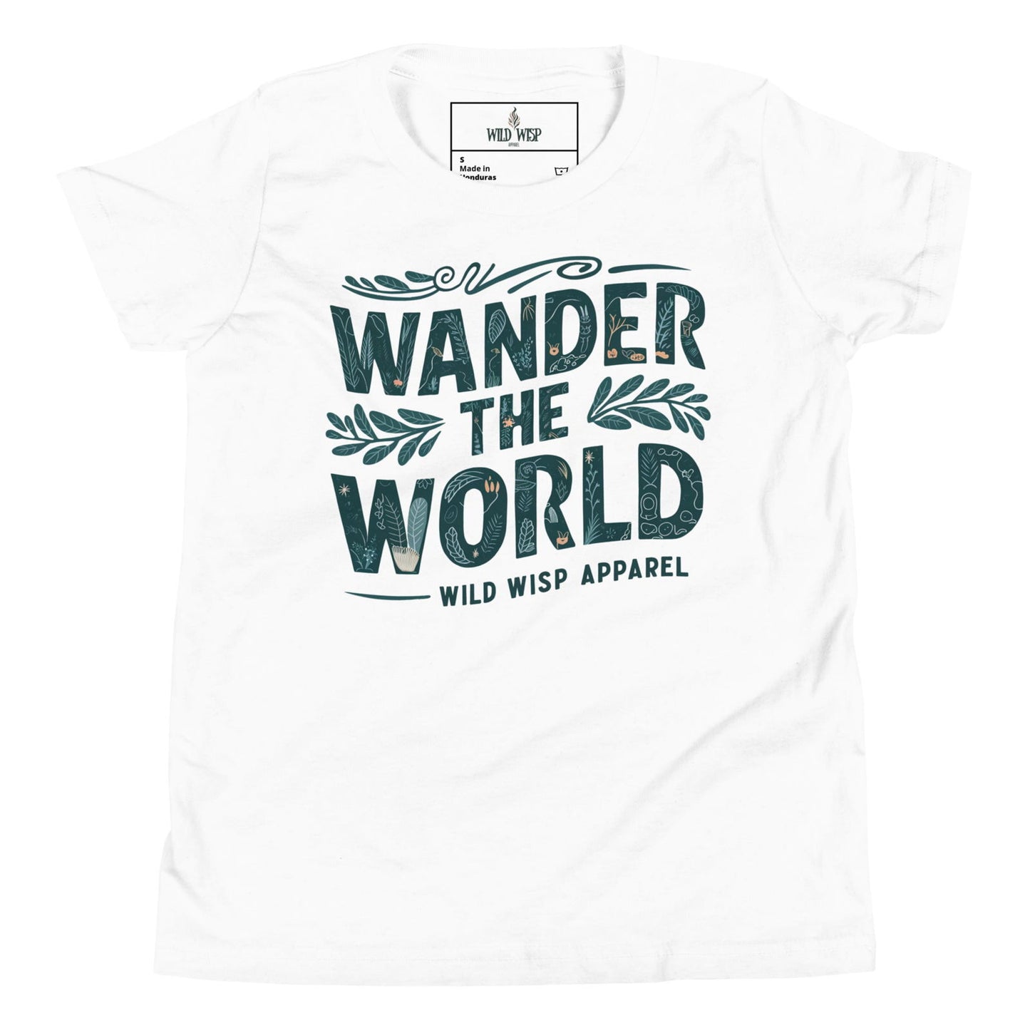'Wander The World' Youth Short Sleeve T-Shirt T-Shirts