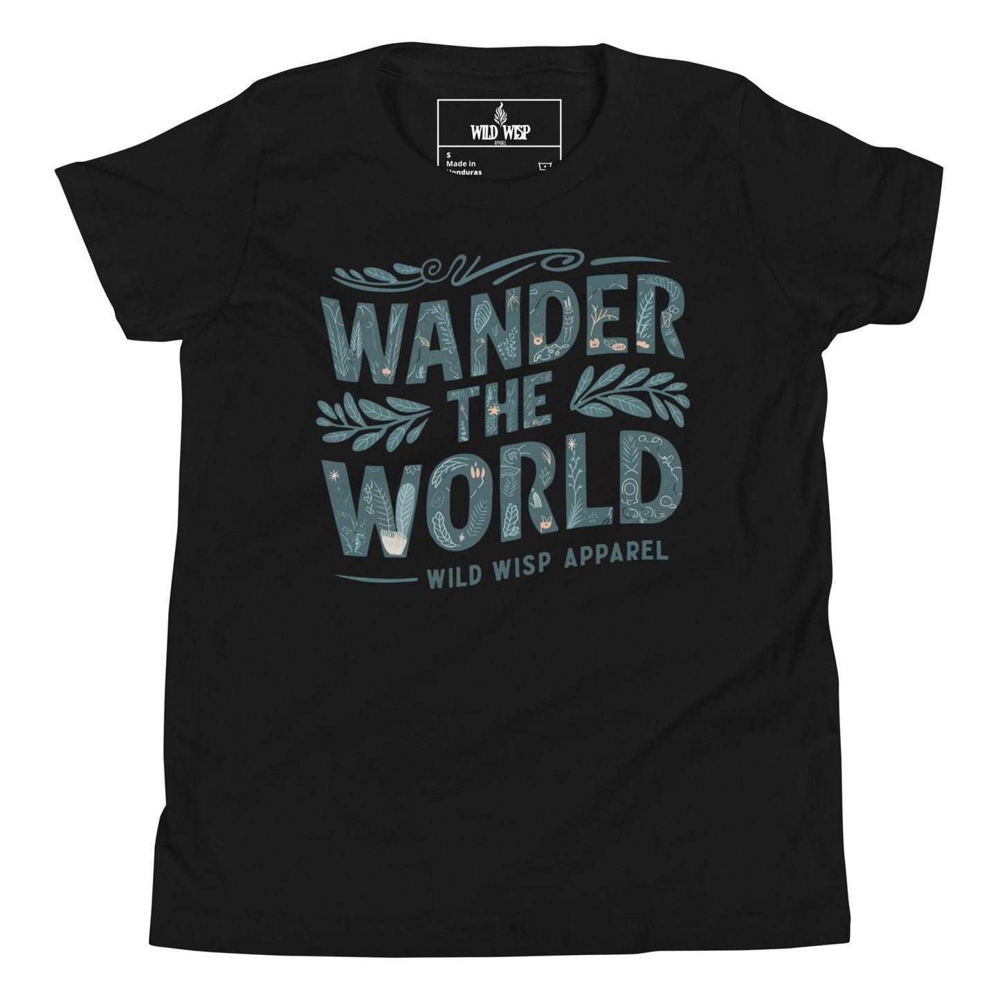 'Wander The World' Youth Short Sleeve T-Shirt T-Shirts