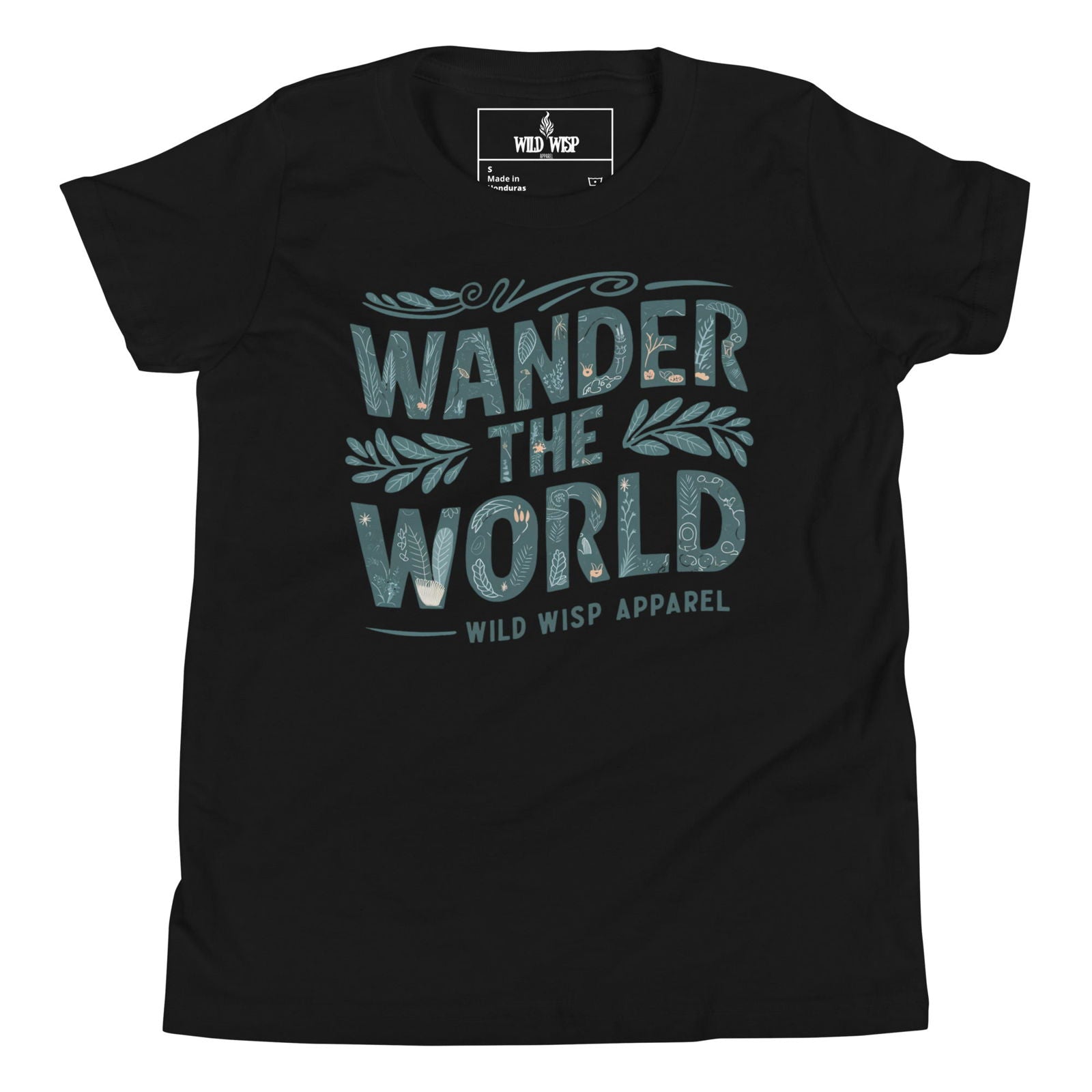 'Wander The World' Youth Short Sleeve T-Shirt T-Shirts