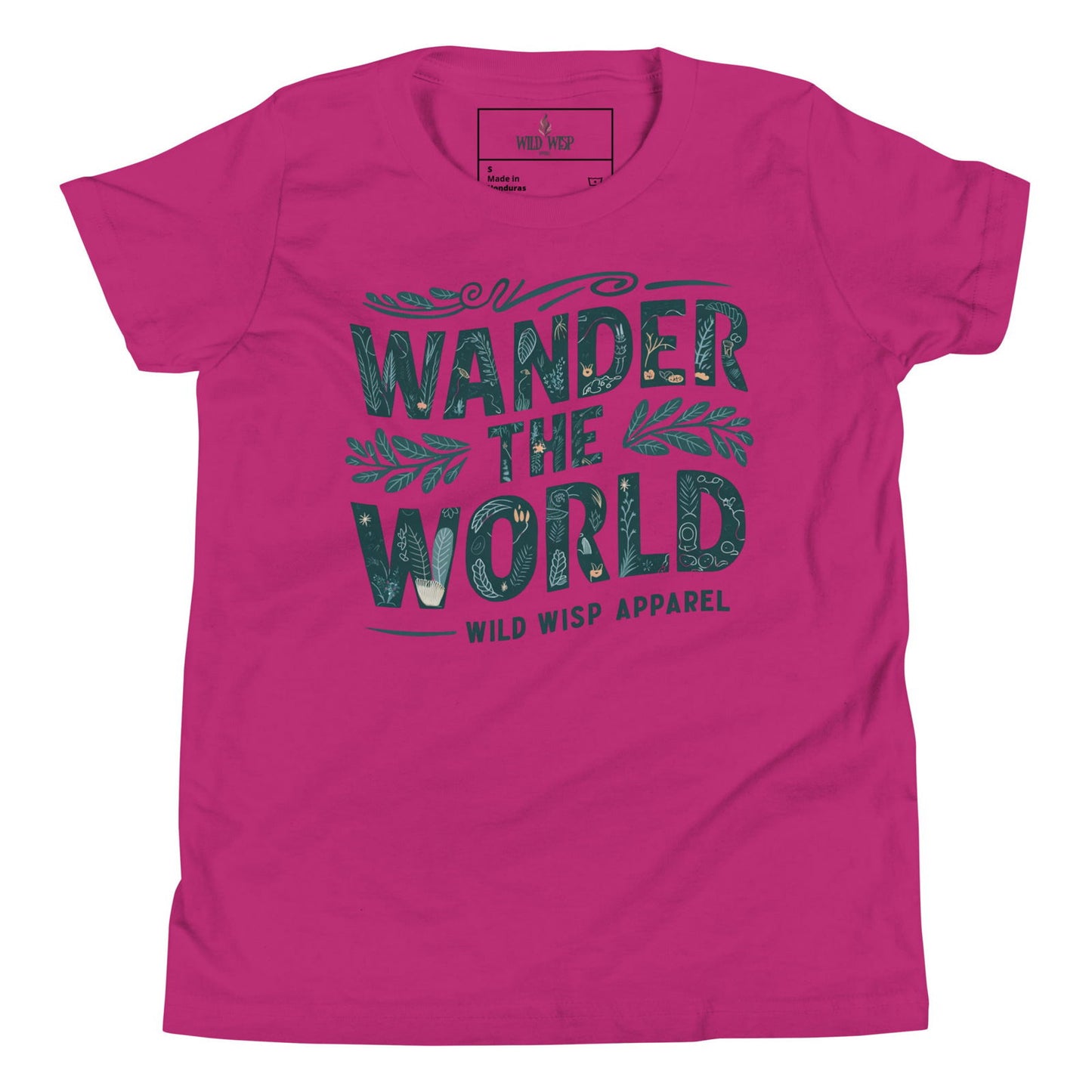 'Wander The World' Youth Short Sleeve T-Shirt T-Shirts