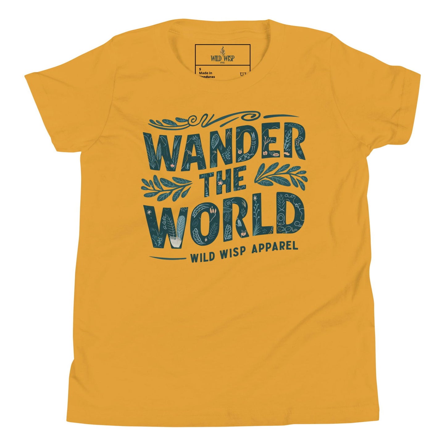 'Wander The World' Youth Short Sleeve T-Shirt T-Shirts