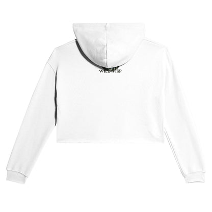 'Wander and Wonder' Women's Cropped Hoodie Hoodies