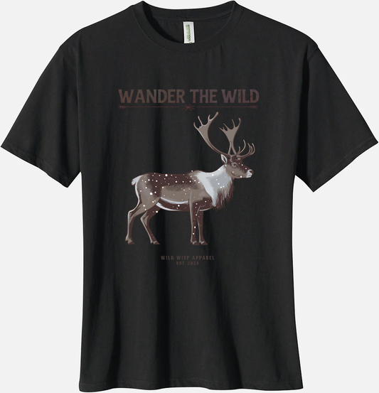 'Wander the Wild' Organic Unisex Crewneck T-shirt