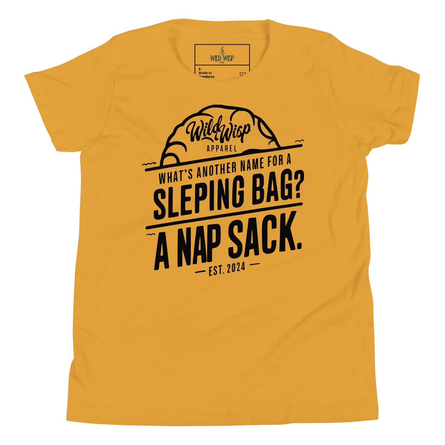 'Whats Another Name For a Sleeping Bag? A Nap Sack' Youth Short Sleeve T-Shirt T-Shirts