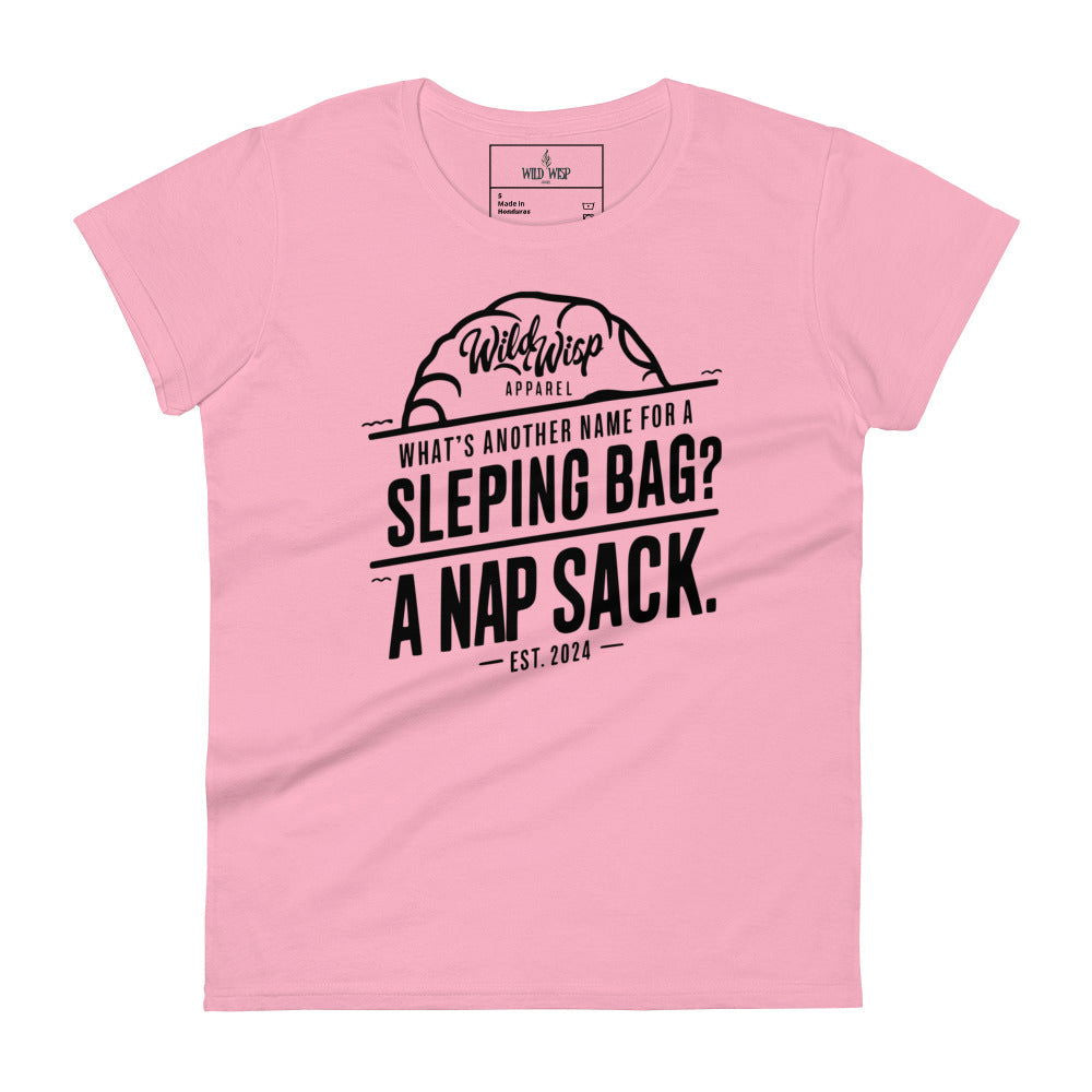 'Whats another name for a Sleeping Bag?' Women's short sleeve t-shirt T-Shirts