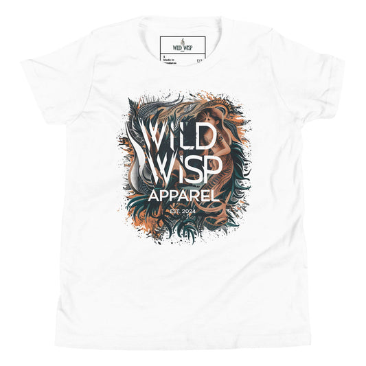 'Wild Wisp Apparel Abstract' Youth Short Sleeve T-Shirt T-Shirts