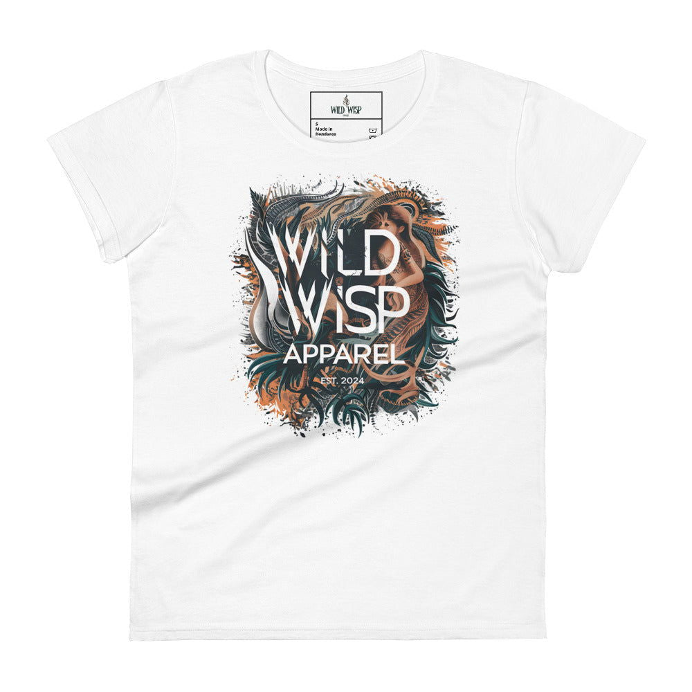 'Wild Wisp Apparel Abstract' Women's short sleeve t-shirt T-Shirts