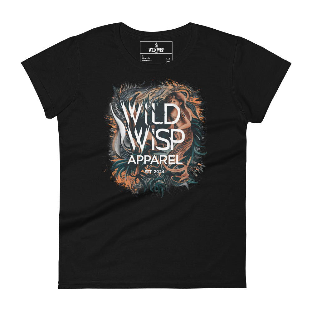 'Wild Wisp Apparel Abstract' Women's short sleeve t-shirt T-Shirts