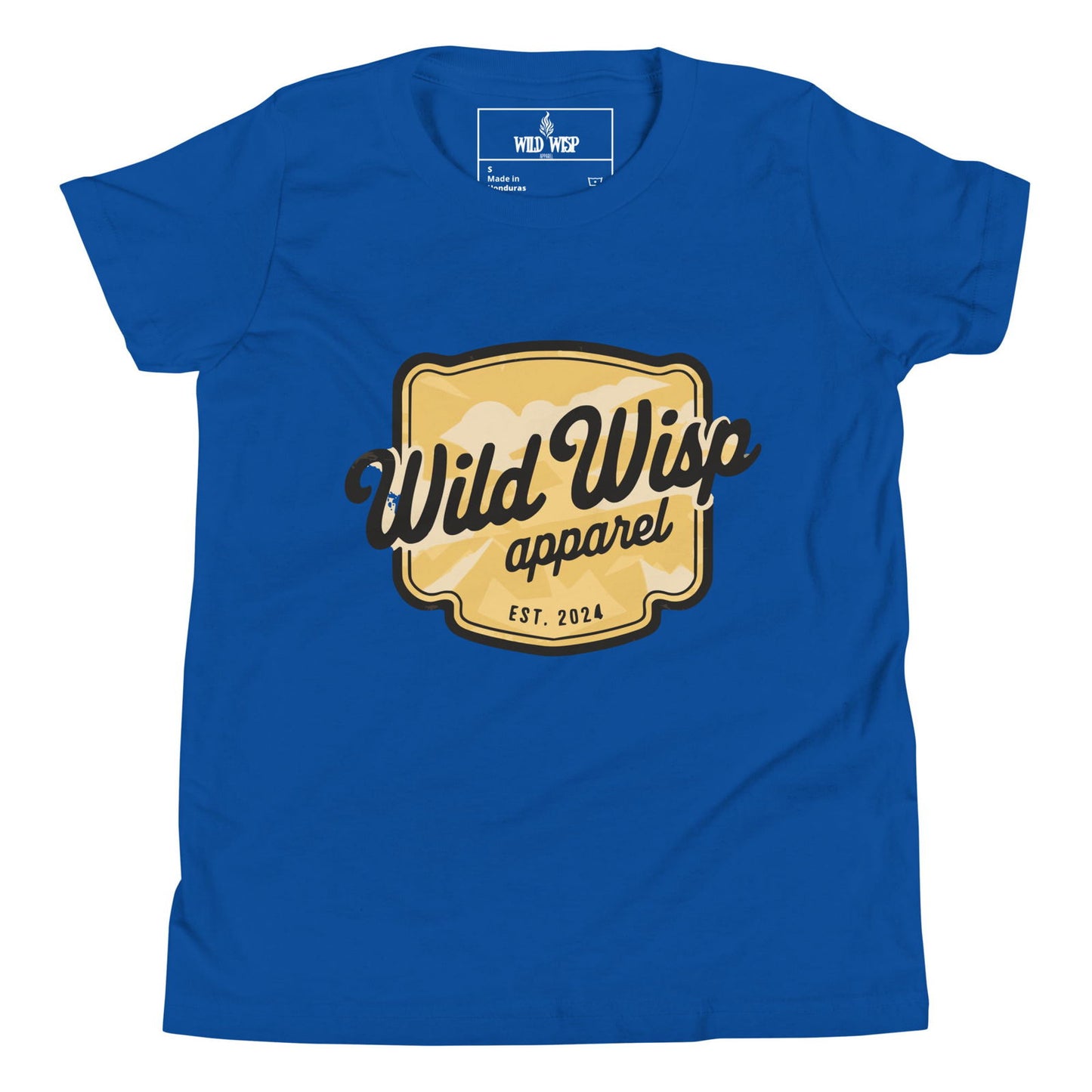 'Wild Wisp Apparel Badge' Youth Short Sleeve T-Shirt T-Shirts