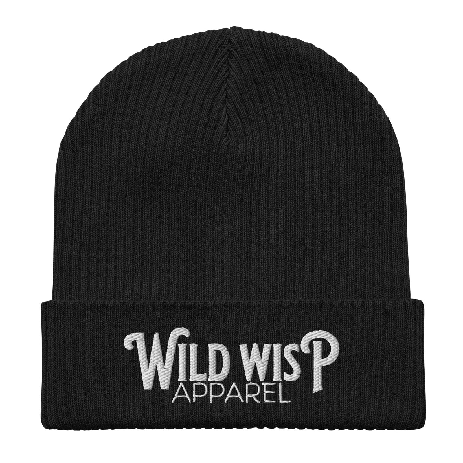 'Wild Wisp Apparel Bold' Organic ribbed beanie Hats