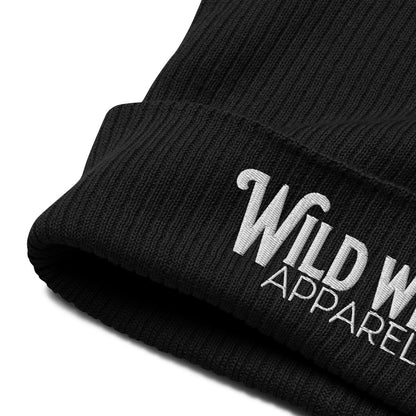 'Wild Wisp Apparel Bold' Organic ribbed beanie Hats