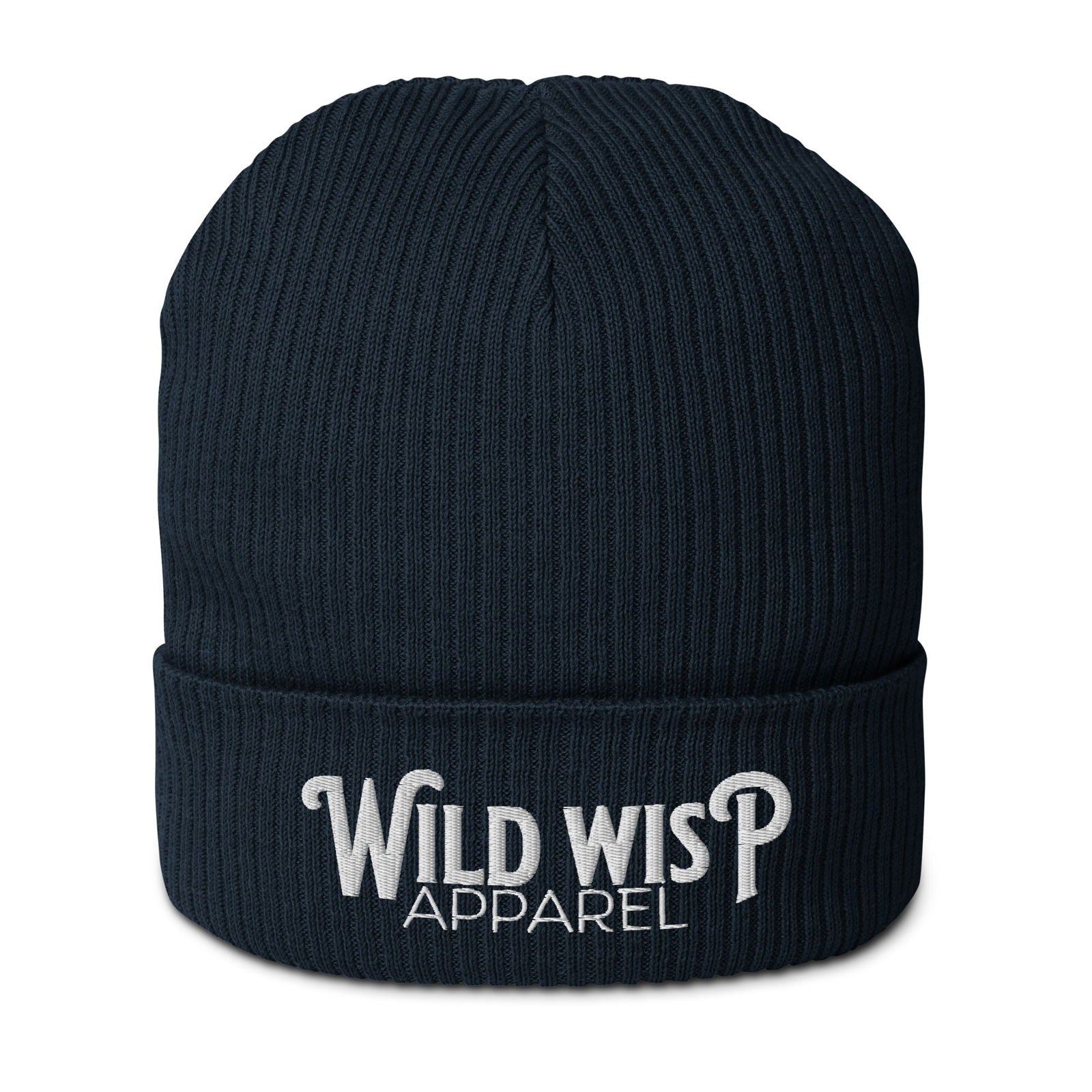 'Wild Wisp Apparel Bold' Organic ribbed beanie Hats