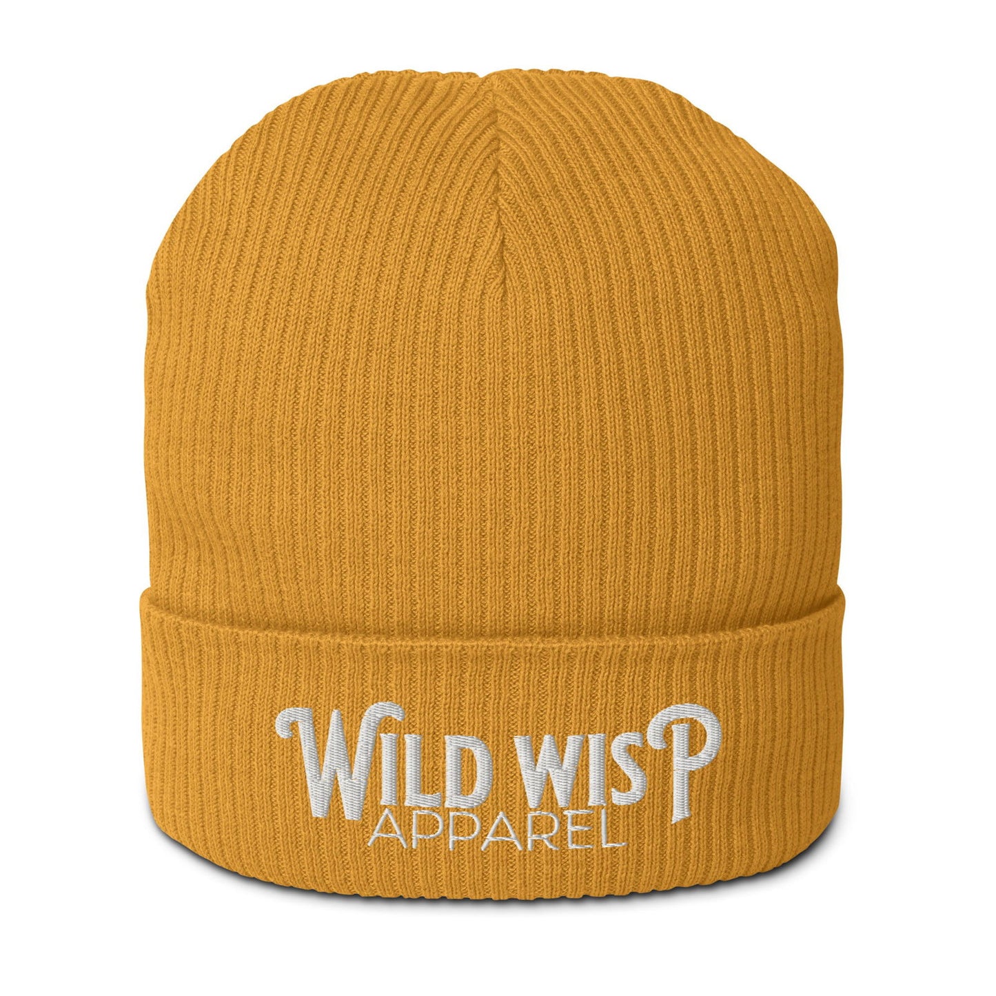 'Wild Wisp Apparel Bold' Organic ribbed beanie Hats