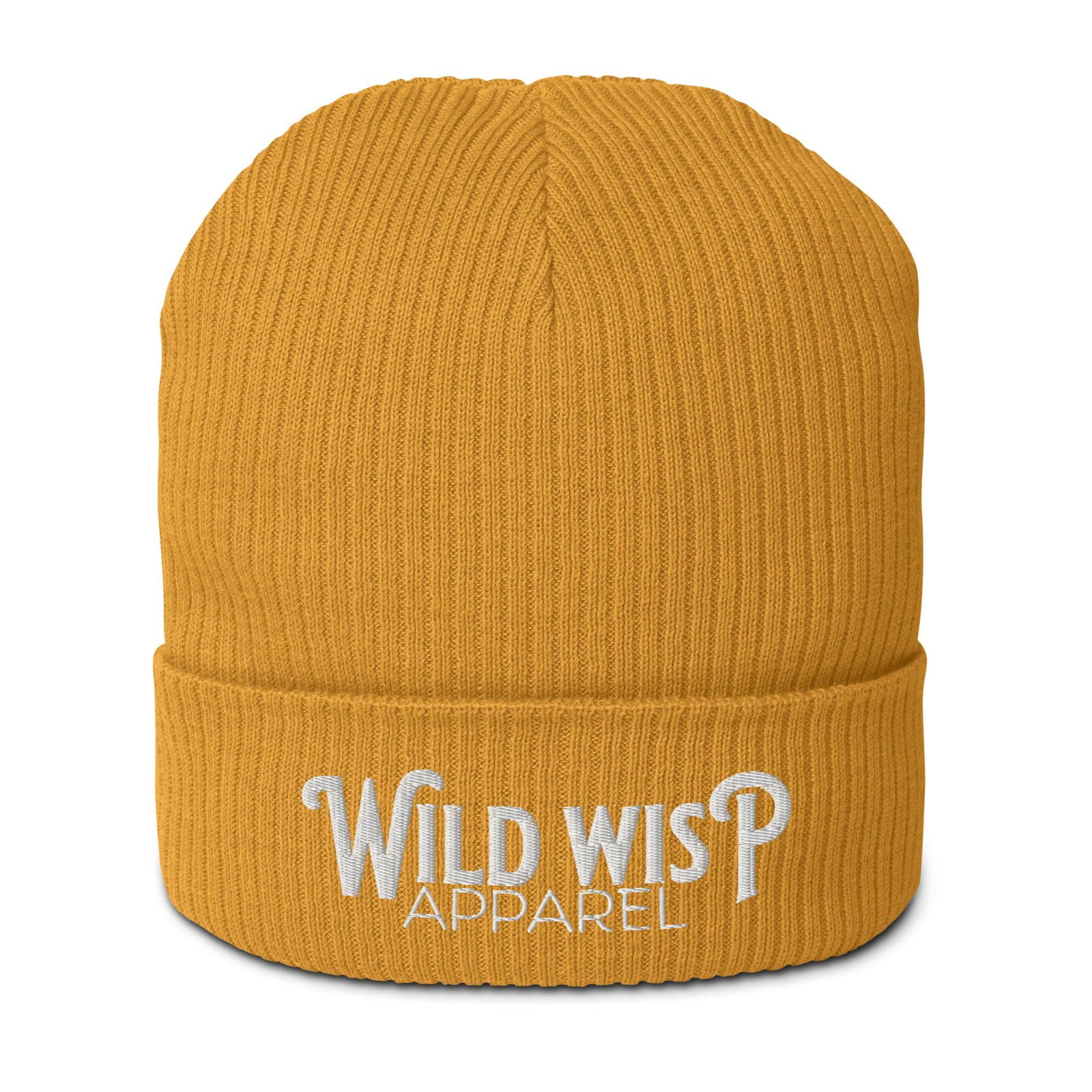 'Wild Wisp Apparel Bold' Organic ribbed beanie Hats