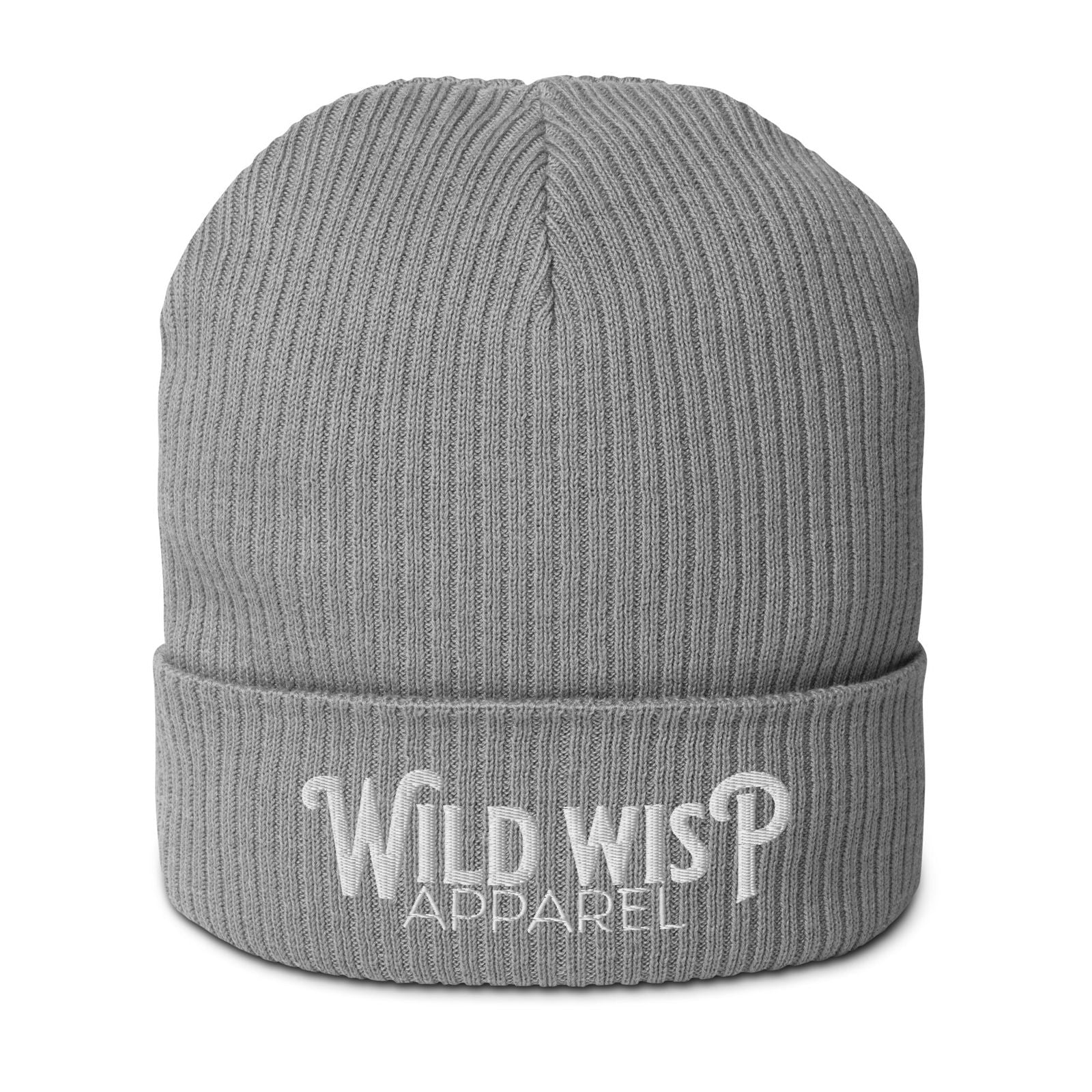 'Wild Wisp Apparel Bold' Organic ribbed beanie Hats