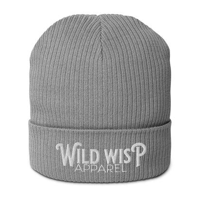 'Wild Wisp Apparel Bold' Organic ribbed beanie Hats